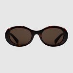 Oval-shaped sunglasses